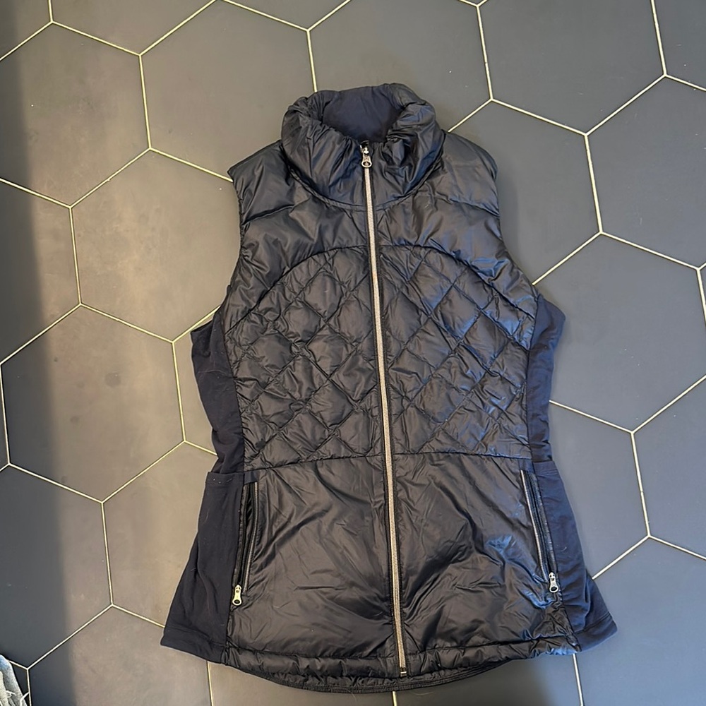 Lululemon Athletica Black Quilted Vest